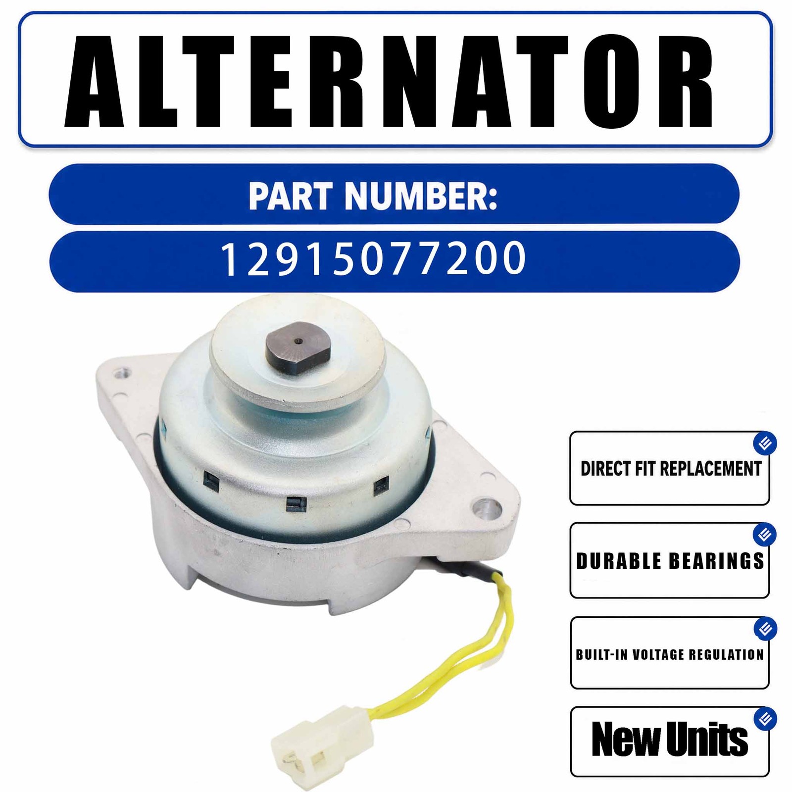 12V 20A Alternator AM879144 For JOHN DEERE Tractors 1070 2500 For Yanmar 3TNA68