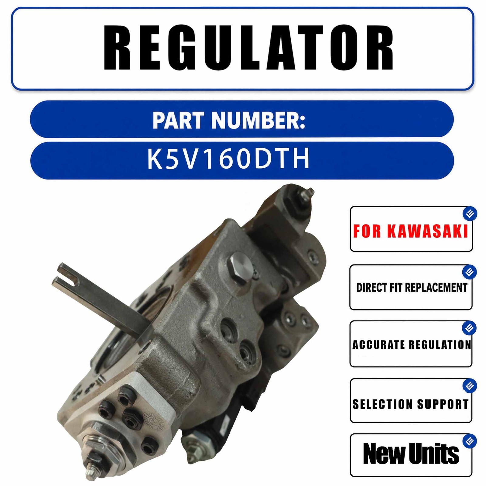 Hydraulic Pump Regulator K5V160DTH-9T16 For Sany 335 365 375