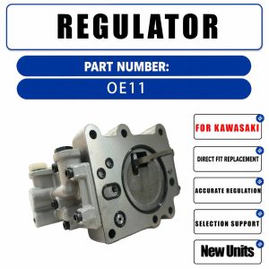 Regulator OE11 For Kawasaki K3V112DTP Hydraulic Pump
