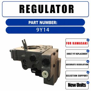 Regulator 9Y14 For Kawasaki K3V112DTP Hydraulic Pump