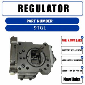 9TGL Regulator For Kawasaki K3V112DTP Hydraulic Pump