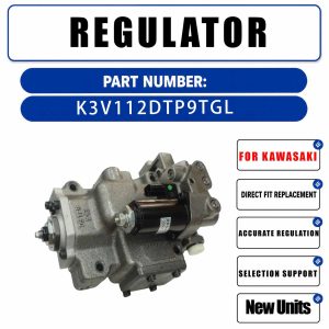 Hydraulic Pump Regulator K3V112DTP9TGL for Kobelco SK200LC-6E SK210LC-6E