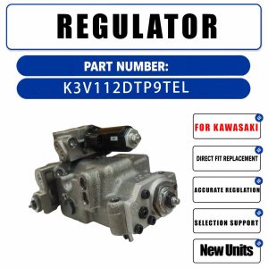 Regulator K3V112DTP9TEL For Kawasaki Hydraulic Pump