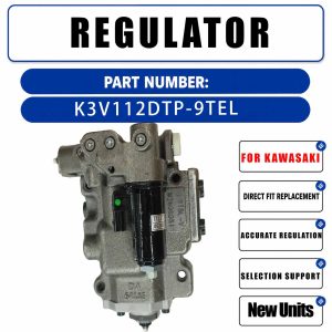 Hydraulic Pump Regulator K3V112DTP-9TEL for Kobelco SK200LC-6E SK210LC-6E
