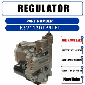 Regulator K3V112DTP-9TEL K3V112DTP9TEL For Kawasaki Hydraulic Pump