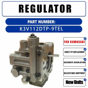 K3V112DTP-9TEL Hydraulic Pump Regulator for Kobelco SK200LC-6E SK210LC-6E