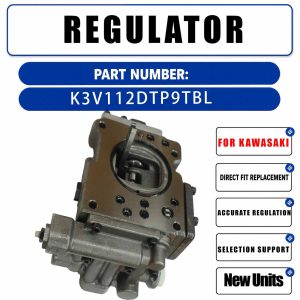 Regulator K3V112DTP-9TBL K3V112DTP9TBL For Kawasaki Hydraulic Pump