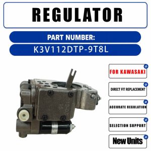 K3V112DTP-9T8L Hydraulic Pump Regulator for Kobelco SK200LC-6E SK210LC-6E