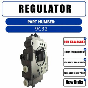 9C32 Regulator For Kawasaki K3V112DT Hydraulic Pump