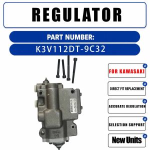 Regulator K3V112DT 9C32 For Kawasaki Hydraulic Pump