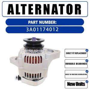 12V 24A Alternators 1002111650 For Kubota Lawn Mower F2260-R (D1005-EFM) F2400