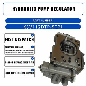 Hydraulic Pump Regulator K3V112DTP-9TGL for Kobelco SK200LC-6E SK210LC-6E