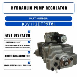 K3V112DTP-9T8L Hydraulic Pump Regulator for Kobelco SK200LC-6E SK210LC-6E