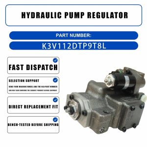 Hydraulic Pump Regulator K3V112DTP9T8L for Kobelco SK200LC-6E SK210LC-6E