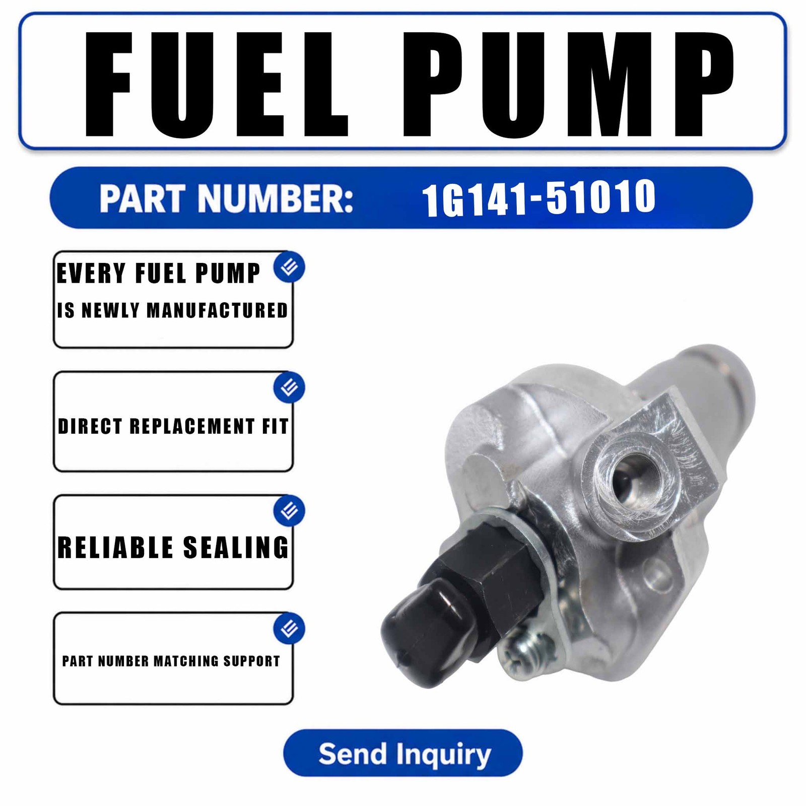 Fuel Injection Pump 1G141-51012 For Kubota OC95 Diesel Engine