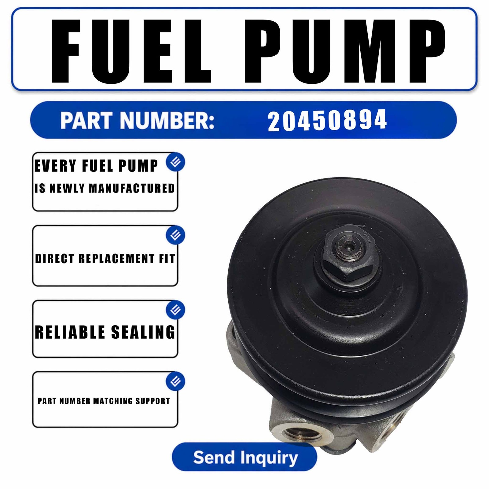 20450894 Fuel Pump For VOLVO EC290 EC240 VOE20450894 EC240B
