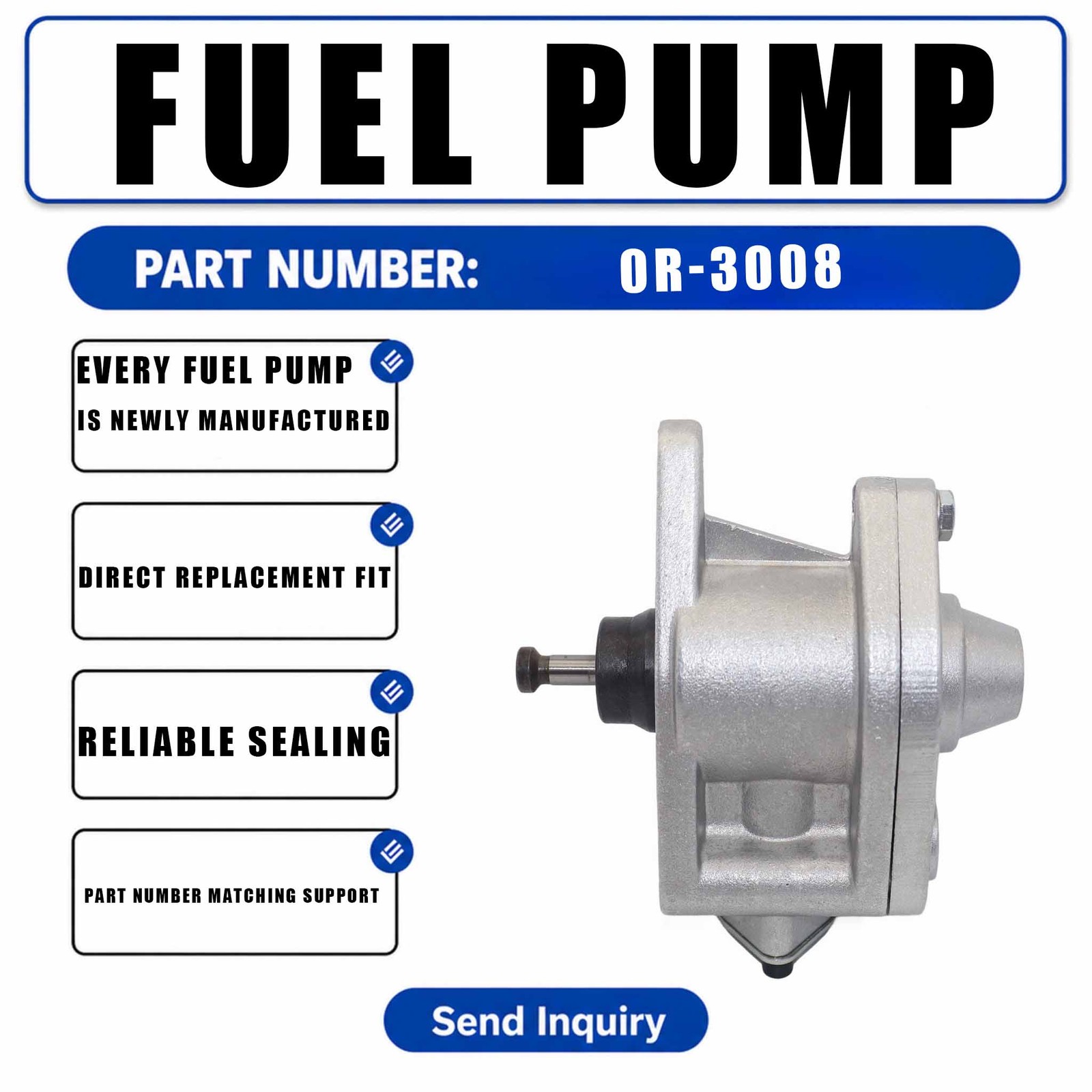 0R-3008 Fuel Feed Pump For Caterpillar CAT D400 D400E D40D D400D D350E D35HP
