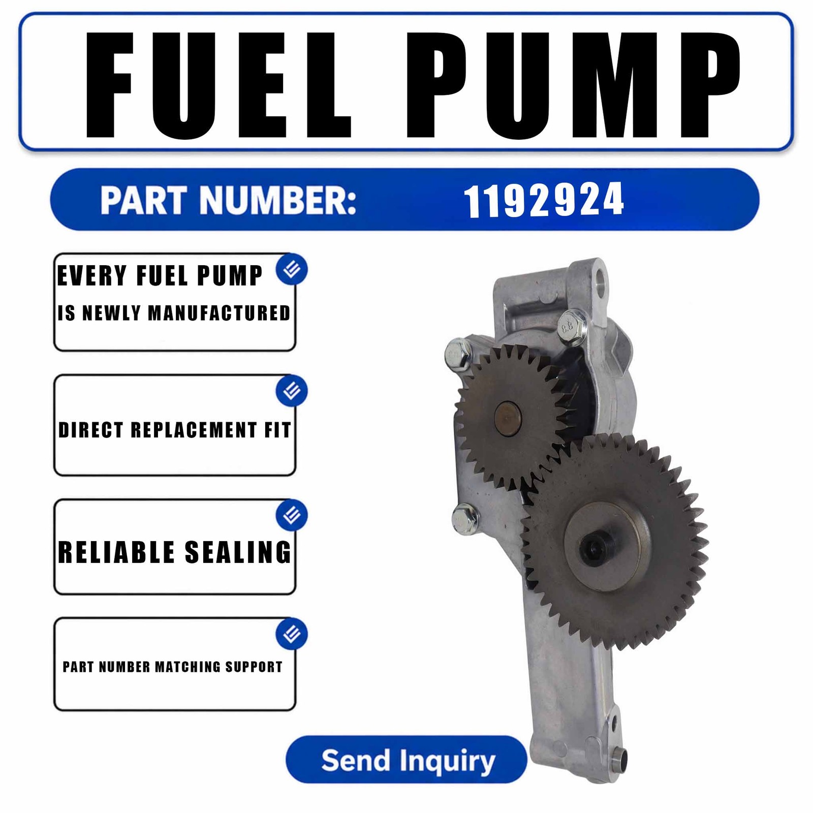 Oil Pump 1192924 For Caterpillar ENGINE - MACHINE 3116
