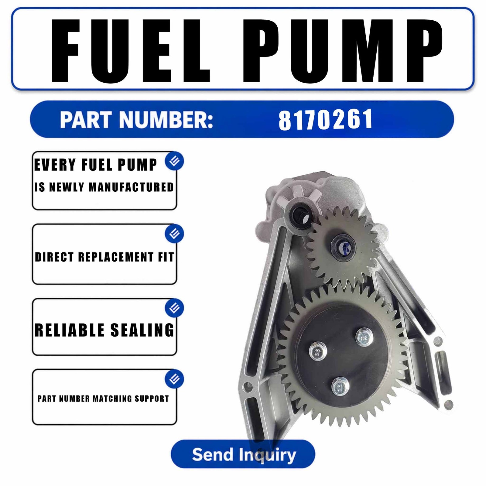 22397140 Oil Pump For Volvo Excavators EC460B EC360B EC330B EC460B EC360B