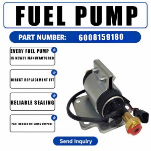 6008159180 Fuel Pump For Komatsu Engine SAA6D125E SAA6D140E Excavator PC490