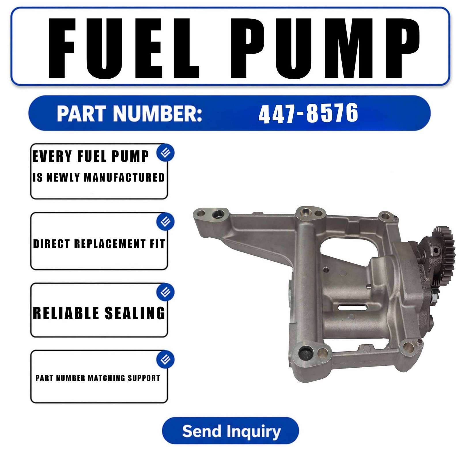 Engine oil pump 447-8576 For Caterpillar CAT FM528 LL FM528 Forestry Products