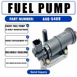 24V Fuel Pump Assembly 446-5408 For Caterpillar CAT C4.4 Engine - Machine