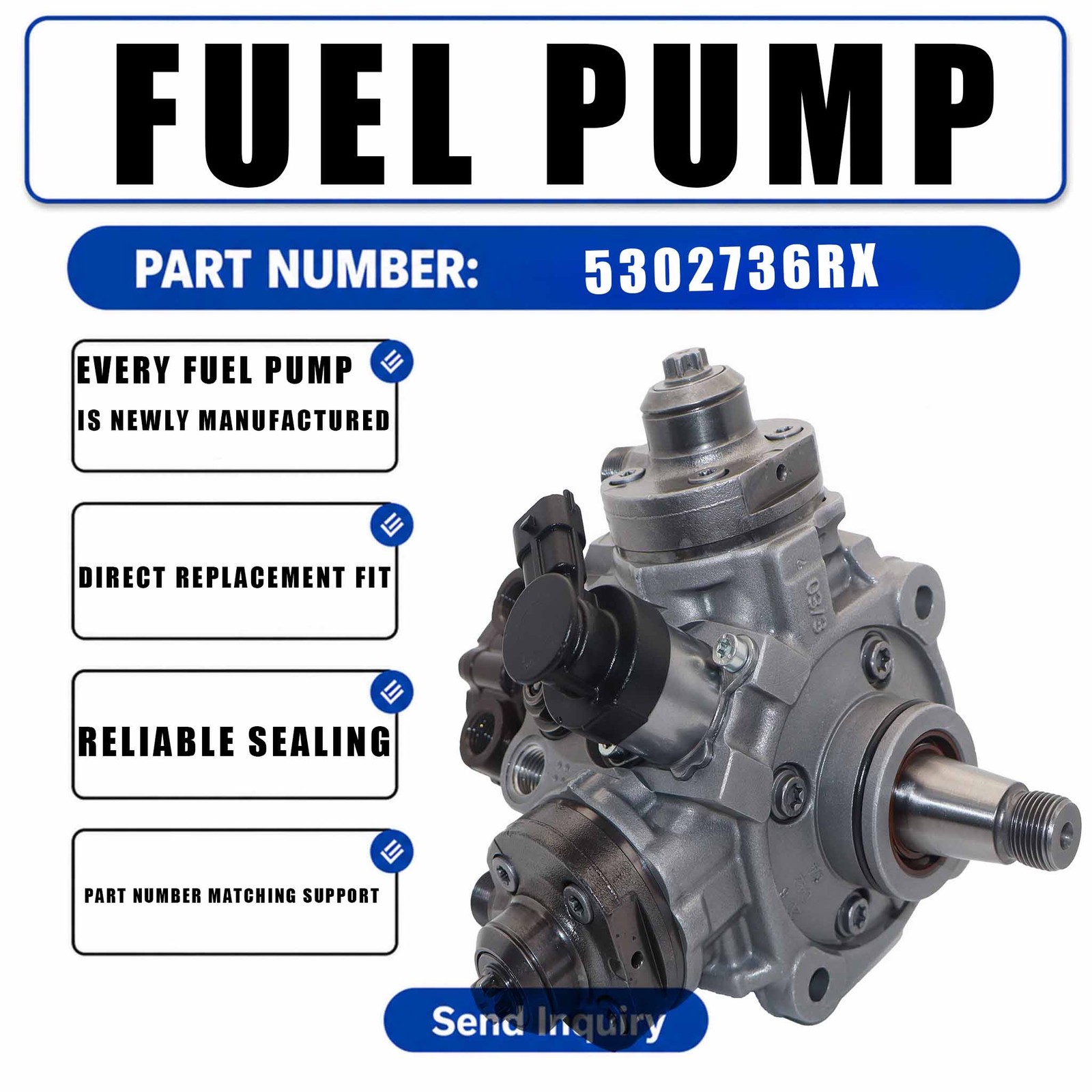 Fuel Injection Pump 5302736 For Dodge Cummins 6.7L QSB6.7 ISB6.7 QSB4.5 QSB3.3