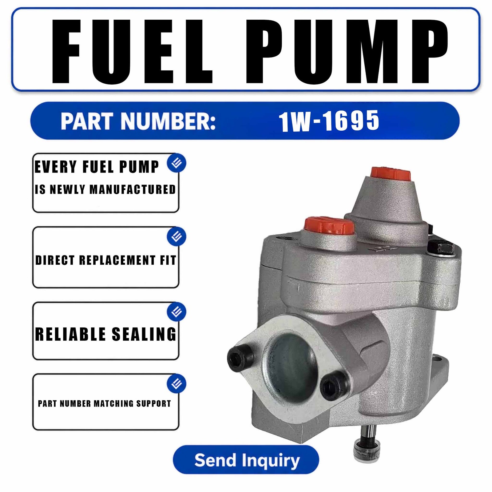 1W-1695 Oil pump For Caterpillar CAT 572R 572G 571G Pipe Lifting Machine