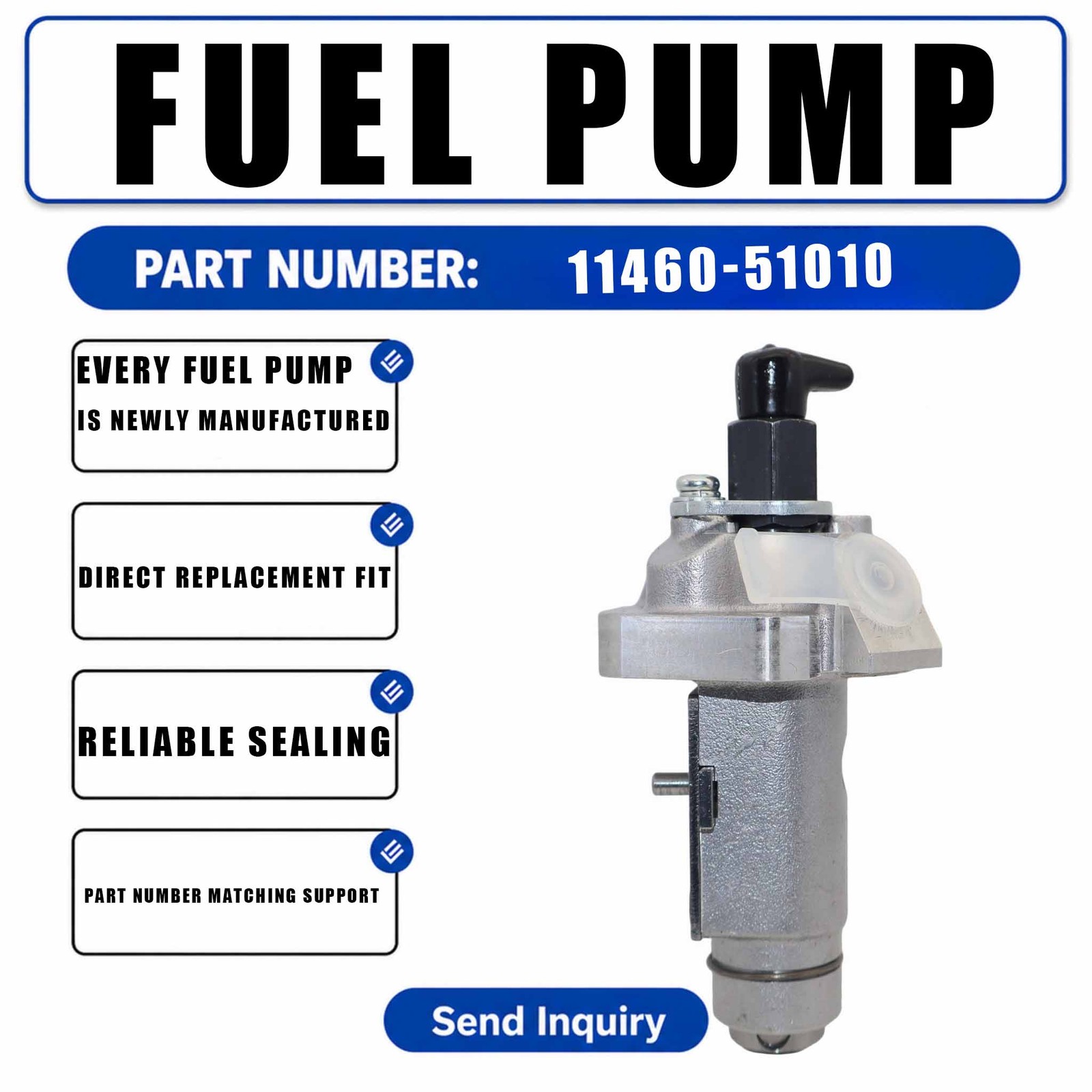 Fuel Injection Pump 11460-51010 For Kubota OC95 Engine