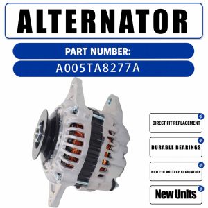 12V 80A Alternators ALM8277UX A5TA8277 For Caterpillar CAT 257D3 257D 277D 287D