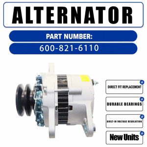 24V 35A Alternator 600-821-6190 For KOMATSU D20 D20A D20P D21 D21A (1986-1994)