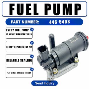 12V Fuel Pump Assembly 446-5408 For Caterpillar CAT C7.1 Generator Set