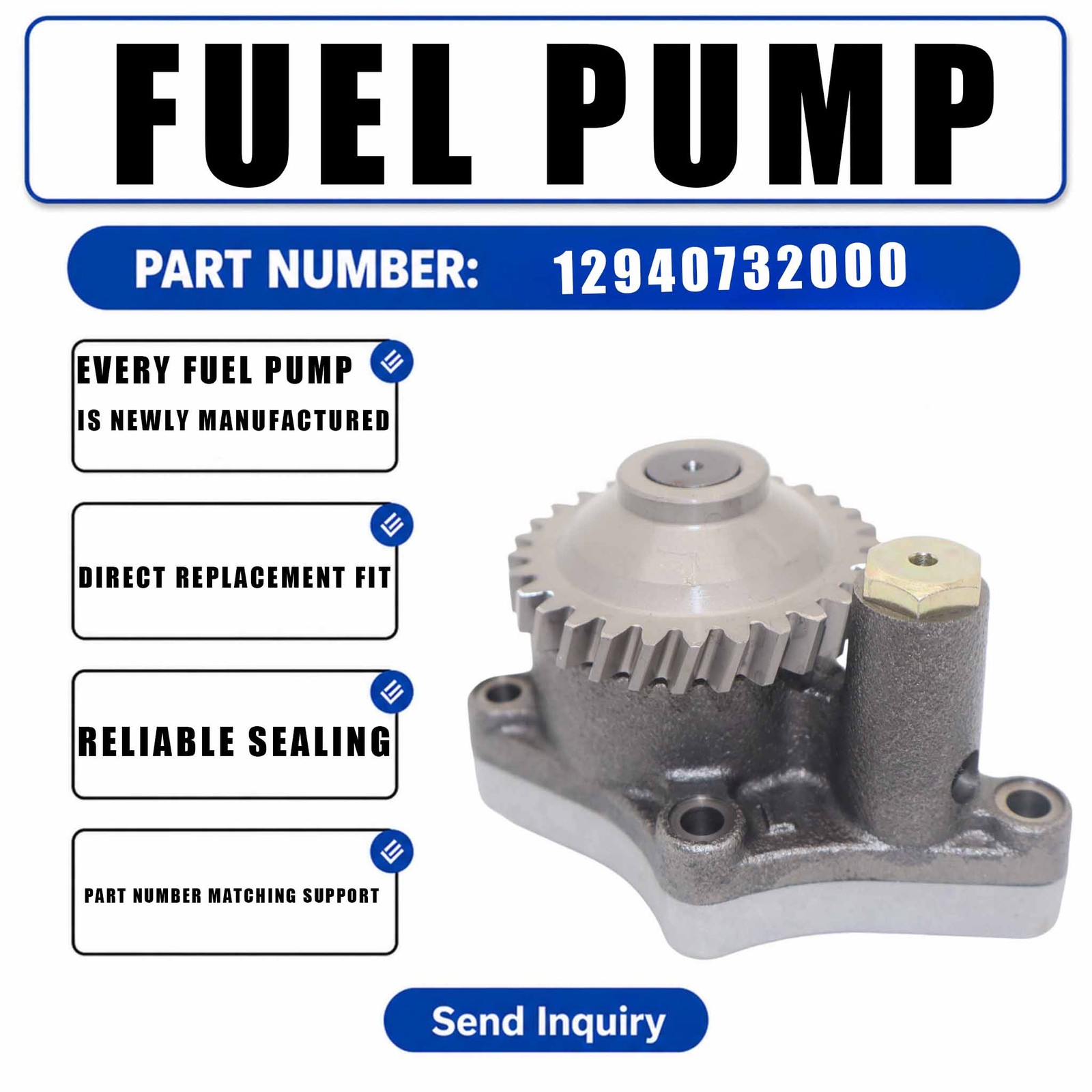 Oil Pump 129001-32001 12900132001 For Yanmar 3TN82 3TNV84 4TNV84 3TNE84 4TNE84