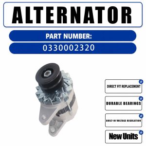 24V Alternator 301N20537Z For HITACHI EQUIP EX200 1983 EQUIP EX200 6BD1T