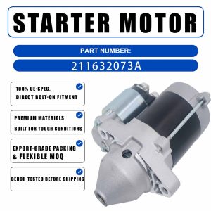 0049 1249863010 Starter For John Deere 1987-2003 Kubota 1995-2006 Scag 1995-2001