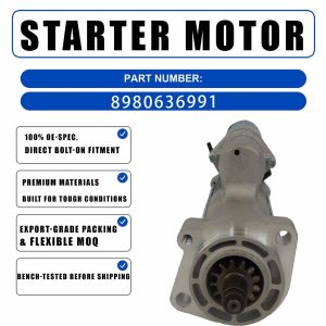 12V 2.5KW 13T Starter Motor STK1529WD For Hitachi ZX200-3 ZX240 ZX240-3 ZX230