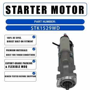 12V 2.5KW 13T Starter Motor STK1529WD For Isuzu 4HK1 4HK1T Engine