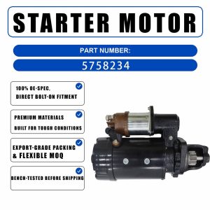 12V 4KW Starter 575-8234 For Caterpillar CAT CB16 CB15 CB13 Asphalt Compactor