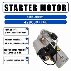 24V 7.5Kw 10T Starter Stn2797Ul For Cummins Isc Engine