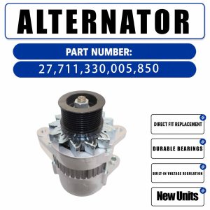 24V 35A Alternator 6008216110 330006580 For Komatsu PC300-5 (6D125) Crawler