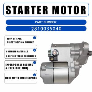 12V 1.4KW 9T Starter Motor 1280000622 For TOYOTA 5FG10 5FG14 5FG28 5FG30 5FG33