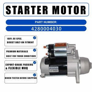 12V New Starter M0T90884 For BOBCAT T83S 1994-2003 0719ccm