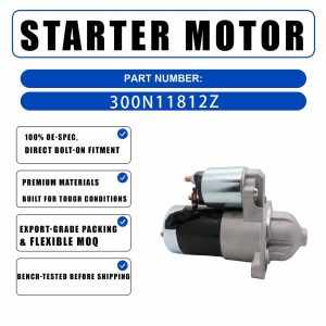 12V 1.7KW 10T Starter Motor 600326 S000V251016 30576N For Kioti MEC2200GW