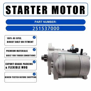12V 1.4KW 9T Starter Motor STN0908MA For Kubota D902 D905-E Engine (0898Ccm)