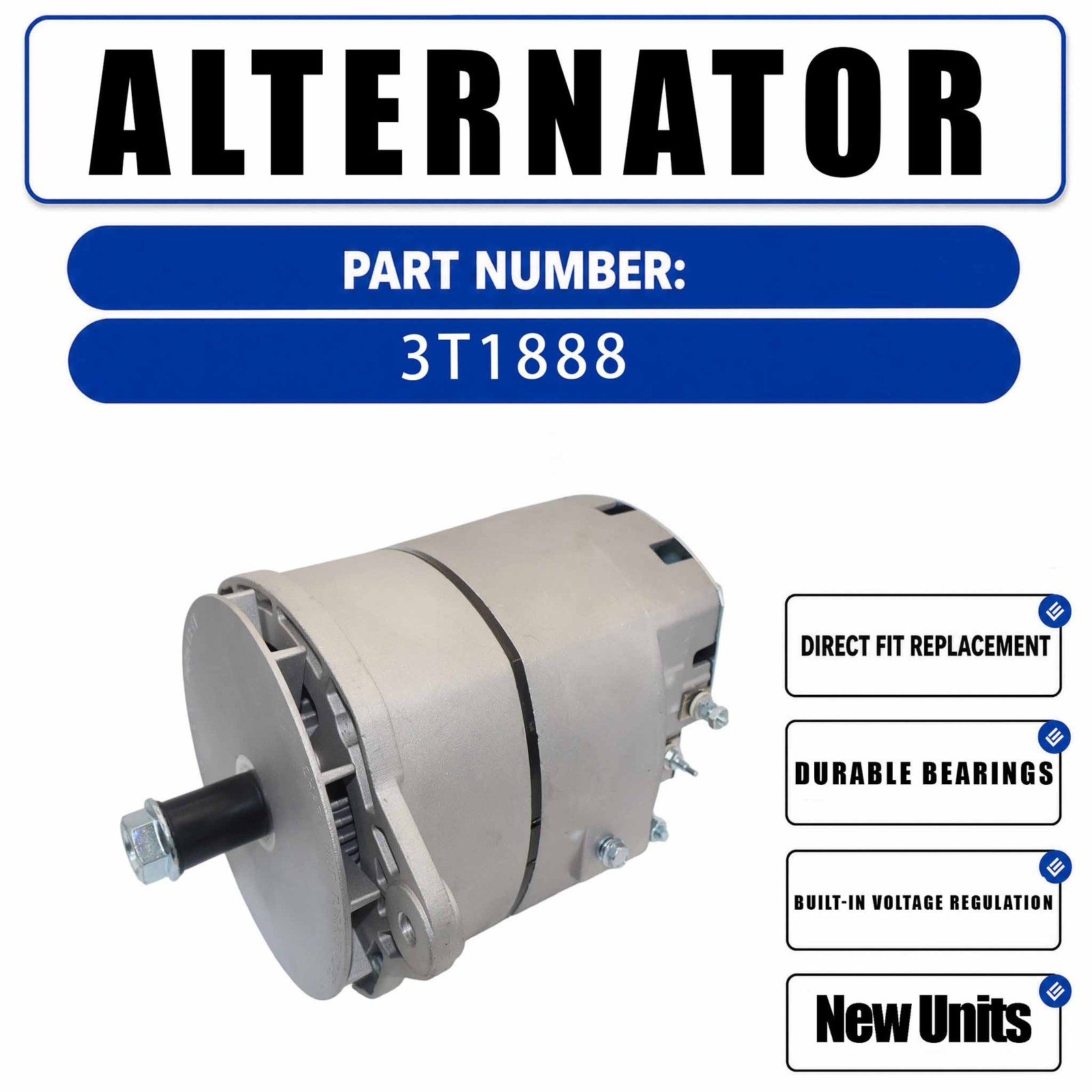 3078116 Alternator 24V 75A For Caterpillar CAT 140G 16G 130G 14G 12G 160G Motor