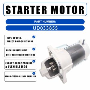 1182384 12V 2.3kw 9T Starter For Genie GTH-3007 Telehandlers