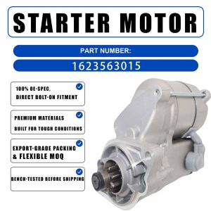 12V 1.4KW 13T Starter Motor  2280006321 STN2547US 1623563012 For Kubota