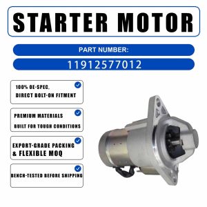 12V Starter Motor 11912577011 For Polaris Brutus 900 2013-14 Engine