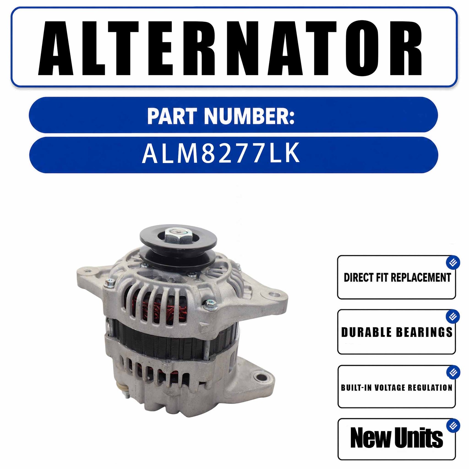12V 80A Alternators A005TA8277A For Caterpillar 259D Compact Track Loader