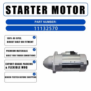12V Starter 118-2124 For Volvo L30B L35B L20B L25B Engine